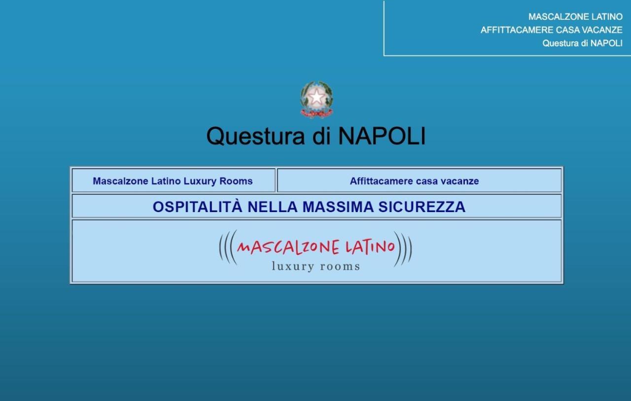 Mascalzone Latino Luxury Rooms Napoli Eksteriør bilde